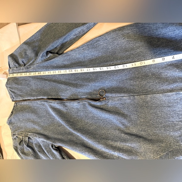 Free People Denim Mini Dress - NWOT, Size S - Picture 6 of 13